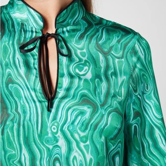 Carlotta Malachite Print Mini Dress - Picture 8 of 10